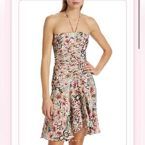 Maria Cher Humahuaca Uriel Short Strapless Dress